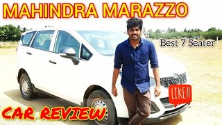 Best 7 Seater car  MAHINDRA MARAZZO Tamil Review  Best MPV in India [upl. by Gerrald400]