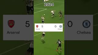 2024 vs 2023 2024 2023 arsenal london chelsea football english [upl. by Nrojb]