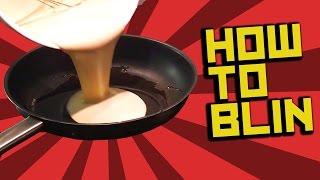 How to make blin  Russian pancakes recipe [upl. by Yvon843]