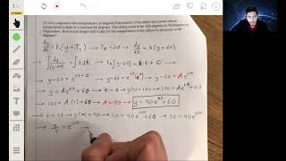 Newtons Law of Cooling  AP Calculus ABBC Lesson 625 [upl. by Adrien]