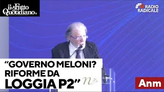 Il duro attacco di Scarpinato quotGoverno Meloni Molte riforme da loggia P2quot [upl. by Marilyn]