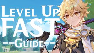 Fastest Ways To Level Up in 2024 Genshin Impact Beginner Guide [upl. by Eislrahc]