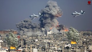 Drones MQ9 Reapers to destroy HAMAS headquarters brutally Gaza [upl. by Doti]