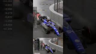 Wet monaco without a front wing gaming racing f1game f1 commentary crash wreck [upl. by Sakovich]