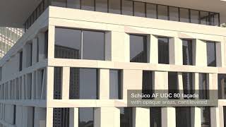 Schüco façade system  AF UDC 80 [upl. by Anenahs]