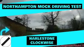 Northampton Mock Driving Test  Harlestone Clockwise  With Sat Nav And Commentary [upl. by Leirza414]