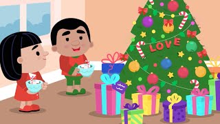 Angels We Have Heard On High with lyrics plus more Christmas videos for kids [upl. by Nogem786]