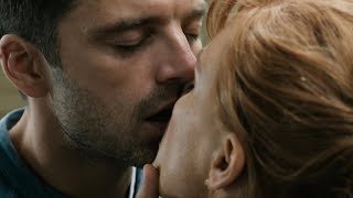 The 355 kiss scene  Sebastian Stan amp Jessica Chastain [upl. by Jamill279]