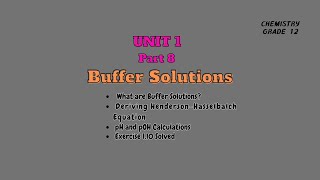 Buffer Solutions  Master the pH amp Solve Exercise 110  buffersolutions  hendersonhasselbalch [upl. by Emiaj]