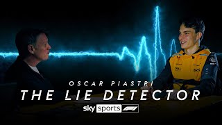 Has Oscar Piastri ever PEED in the car 👀😅  The Lie Detector [upl. by Aremat]