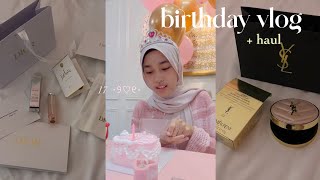 17th birthday vlog  haul  🎀🫧🌷 [upl. by Anatnas837]