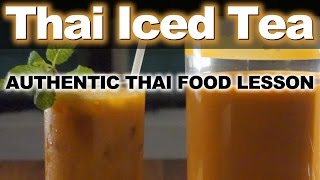 Authentic Thailand Recipe for Thai Iced Tea [upl. by Klement680]