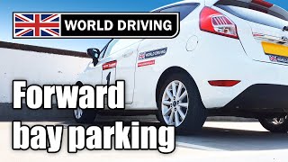 Forward Bay Parking Made EASY With Reference Points  Driving Test Manoeuvre [upl. by Ahsatel488]