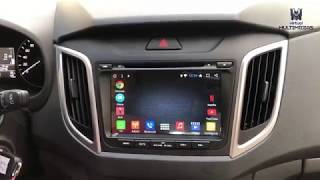 HYUNDAI CRETA PCD 2019  CENTRAL MULTIMIDIA ANDROID  CAMERA DE RÉ  FRONTAL [upl. by Hendon652]