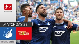 BIG Points For Hoffenheim  Hoffenheim  Union Berlin 42  Highlights  Matchday 33 – Bundesliga [upl. by Powers]