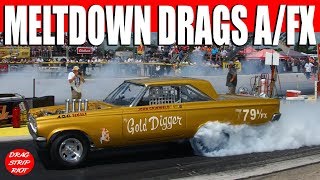 Nitro AFX Drag Racing Meltdown Drags Byron Dragway [upl. by Ecirb]