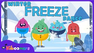 Winter Freeze Dance  The Kiboomers Preschool Movement Songs  Brain Breaks [upl. by Ttiwed]