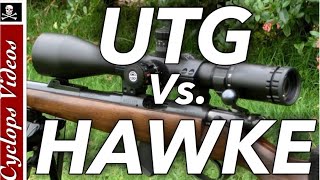 UTG vs Hawke Air Rifle Scopes [upl. by Onitnas110]