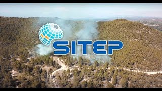 Vigilancia control y seguimiento de incendio con dron [upl. by Ramedlab909]