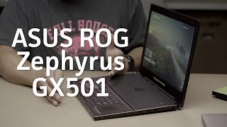 GTX 1080 graphics in a fivepound laptop  Asus ROG Zephyrus GX501  Review [upl. by Ayimat132]