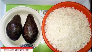 Avocado Rice Recipes  very tasty [upl. by Evslin]