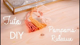 DIY Pompoms rideaux [upl. by Notyarb]