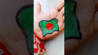 How to draw Bangladesh flag 🇧🇩🥰drawing viralshort shorts [upl. by Fax248]