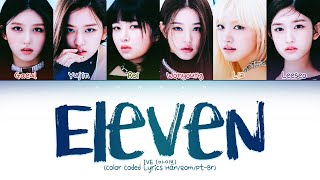 IVE 아이브 Eleven TraduçãoLegendado  Color Coded Lyrics 가사  HanRomPtBr [upl. by Kalam]