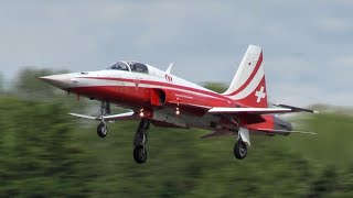 Patrouille Suisse SUPER Display at RIAT 2024🇨🇭 [upl. by Heymann]