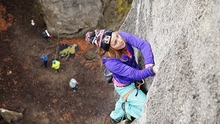 Sasha diGiulian in Slovakia Súľov The Cult Place of Climbing [upl. by Allekram]