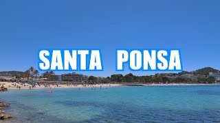 Santa Ponsa Mallorca 🇪🇸 Walking tour ☀️ 4K HDR [upl. by Baese]