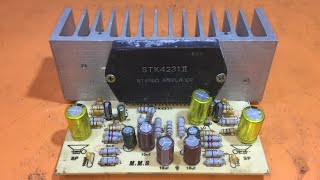 how to make amplifier at home using old STK IC [upl. by Quinn]