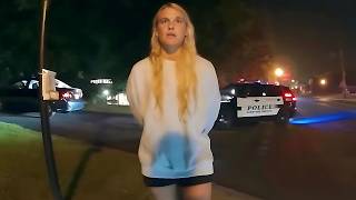 Entitled Cop’s Sister Almost Hits Police Car Cries amp Fakes Boyfriends Cancer to Save Her Ass [upl. by Karmen301]