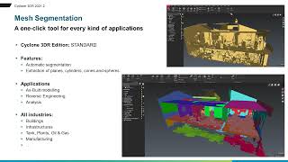 Leica Cyclone 20212 Mesh Segmentation [upl. by Phillip]