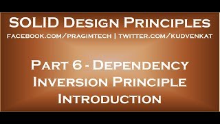 Dependency Inversion Principle Introduction [upl. by Wardlaw]