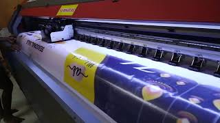 Flex Printing Business  Flex Digital Printing Live Video  Perfect Press  Flex kaise Banaye CDR [upl. by Enrahs]