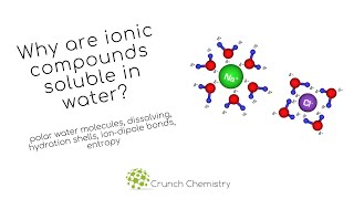 Why are ionic compounds soluble in water [upl. by Antonia]