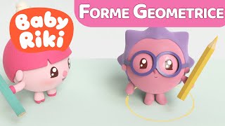 BabyRiki învață formele geometrice ⬜ Desene animate educative pentru copii  BabyRiki RO [upl. by Raval]