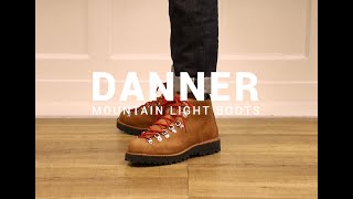 Danner Mountain Light Boots  A Closer Look  On Foot [upl. by Htiekal]