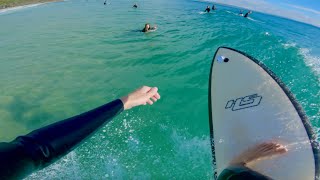 POV Surfing PERFECT NOOSA HEADS RAW [upl. by Kreitman697]