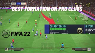 FIFA 22 Pro Clubs Best Custom Tactics Undefeated 400 [upl. by Lerrad]