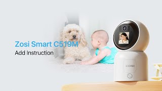 ZOSI Smart C519M Add Instruction [upl. by Henarat]