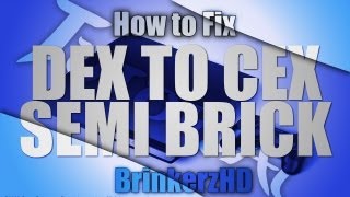 How to Fix a DEX to CEX Semi Brick PS3 [upl. by Revert]