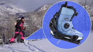 Burton Step On Splitboard Bindings Review [upl. by Ecnirp]