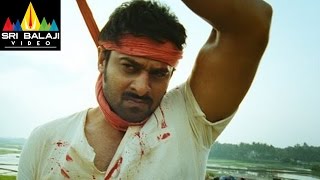 Mirchi Movie Prabhas Interval Fight Scene  Prabhas Anushka Richa  Sri Balaji Video [upl. by Ahsiener]