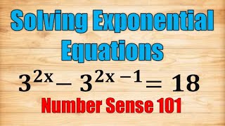 Solving Exponential Equations [upl. by Thane]