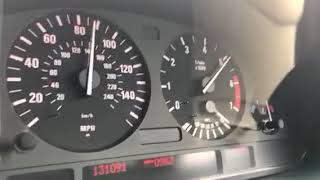 BMW E38 740i 70120mph acceleration [upl. by Ileyan193]