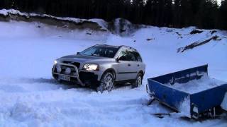 Volvo XC90 25T snow Finland [upl. by Ettennek481]