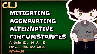 MITIGATINGAGGRAVATINGALTERNATIVE CIRCUMSTANCESFull video sa Description Box RecapReviewDiscuss [upl. by Huda]