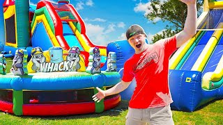 LAST To Leave The BOUNCY HOUSE Challenge [upl. by Flemings]